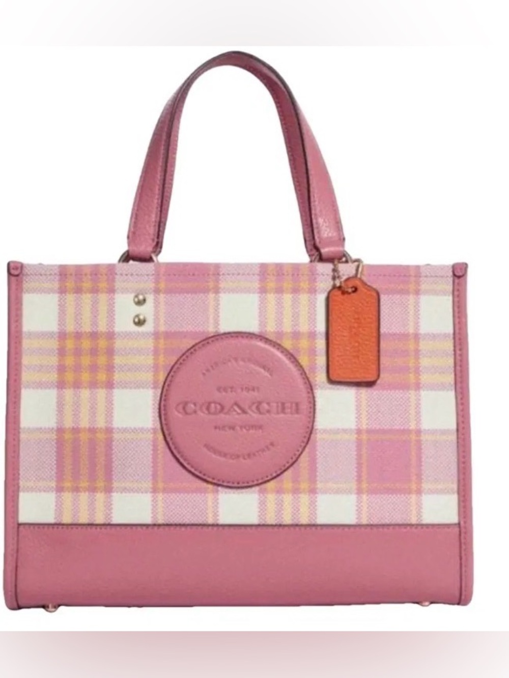 Coach Dempsey Carryall in Taffy Multi color EUC